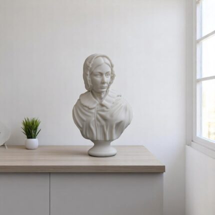 Classic White/ Marble Finish FLORENCE NIGHTINGALE
