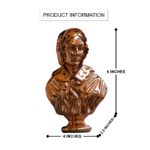 Uniquely Med Florence Nightingale Copper-Plated Decorative Statue,Bust Figurine, Classical Style Sculpture - Image 2