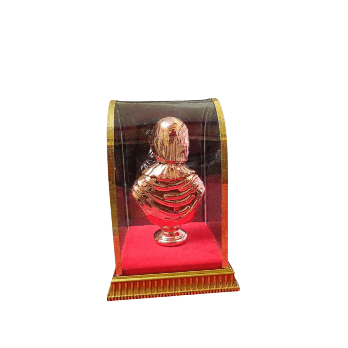Copper Finish FLORENCE NIGHTINGALE with Acrylic Box Case (Round) - Image 4