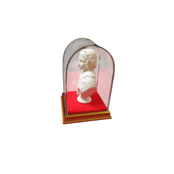 White Finish FLORENCE NIGHTINGALE with Acrylic Box Case (Round) - Image 3