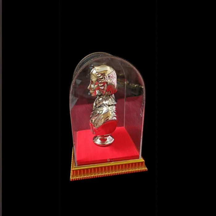 Uniquely Med Florence Nightingale Silver-Plated Decorative Sculpture,Bust Figurine, Classical Style Sculpture - Image 5