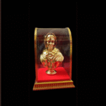 Uniquely Med Florence Nightingale Gold-Plated Decorative Bust Figurine, Classical Style Sculpture - Image 3