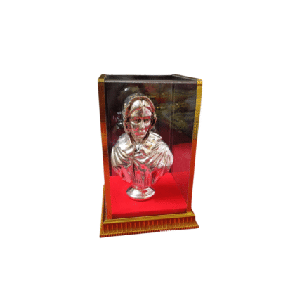 Silver Plated Finish FLORENCE NIGHTINGALE with Acrylic Box Case (Square)