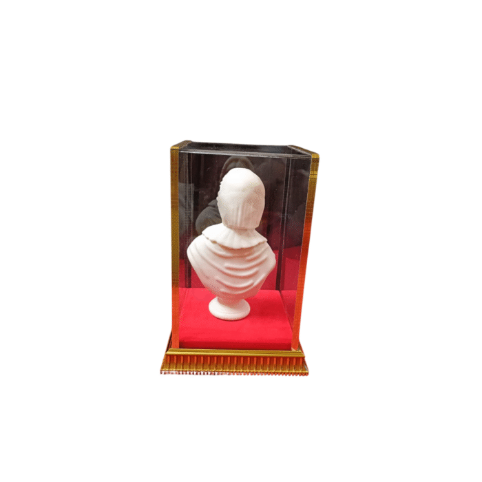 White Finish FLORENCE NIGHTINGALE with Acrylic Box Case (Square) - Image 3